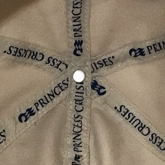 Princess Cruises for South America Adjustable Tan Cotton Travel Baseball Cap - Picture 5 of 14